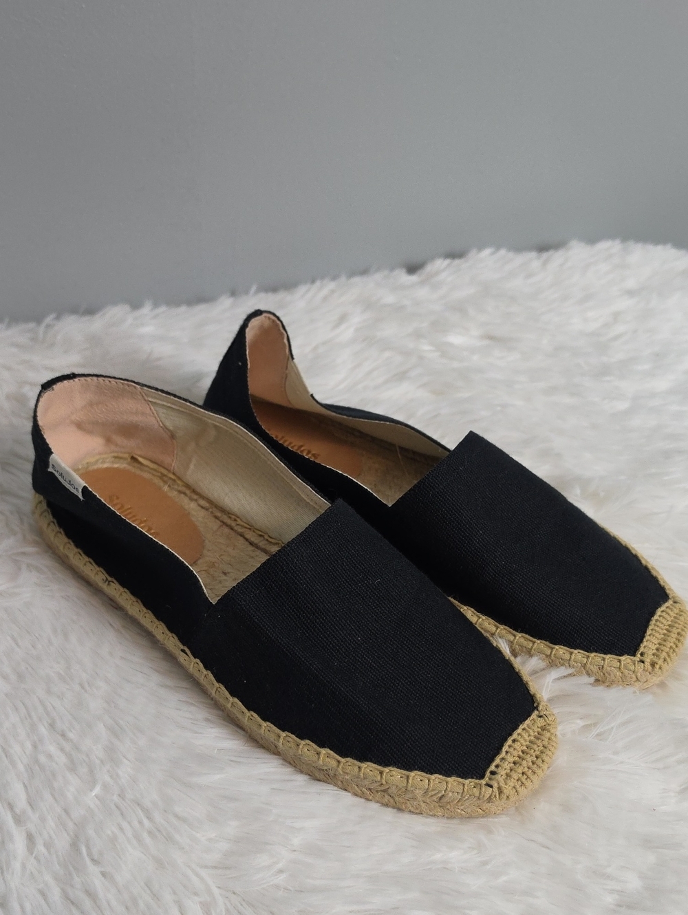 Soludos Women's Espadrille Dali Original Black, Size 8.5